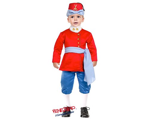 Costume di carnevale TOTO' TURCO NAPOLETANO NEONATO